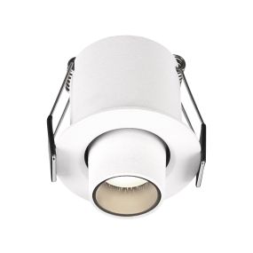 Nova Luce Desert - spot - Ø 5,2 x 6,8 cm - 3W LED incl. - wit