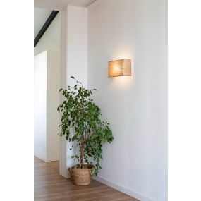 Faro Otton vertical - wandlamp - 10,5 x 20 x 37,5 cm - jute 