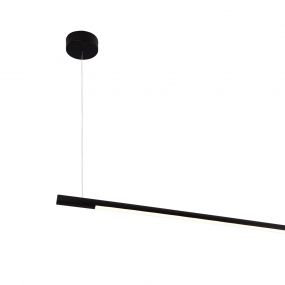 Maxlight Organic - hanglamp - 100 x 140 cm - 16W dimbare LED incl. - zwart