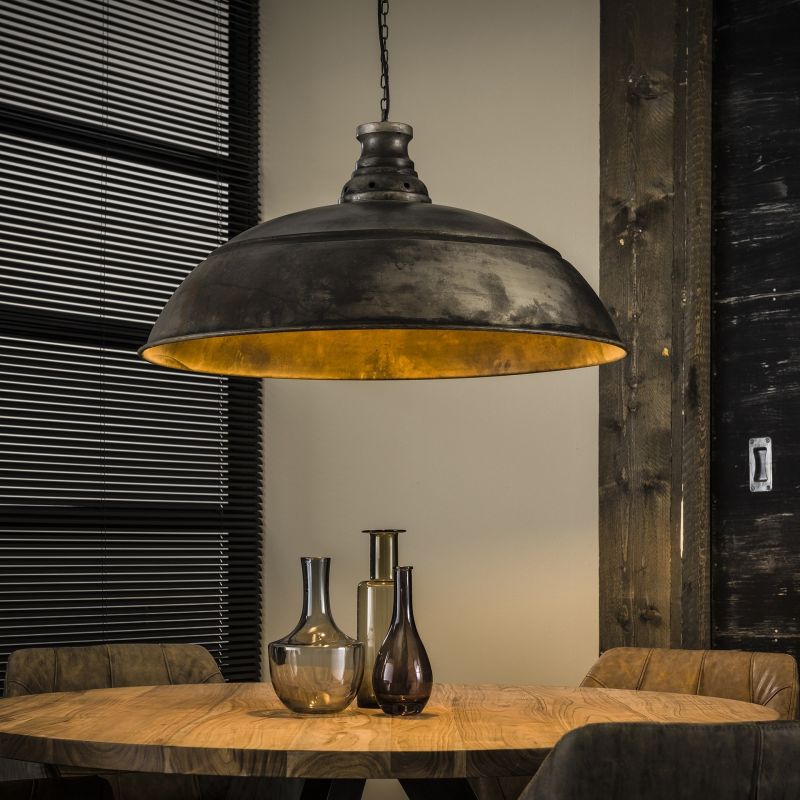 toeter historisch Aan het liegen Vico Industry - hanglamp - Ø 80 x 150 cm - oud zilver | Lichtkoning