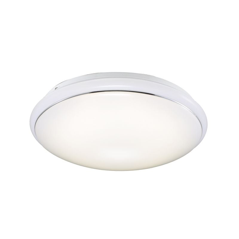 Aanvrager Ploeg Pedagogie Nordlux Melo Sensor - plafondverlichting met bewegingsmelder - Ø 34 x 10 cm  - 12W LED incl. - wit | Lichtkoning