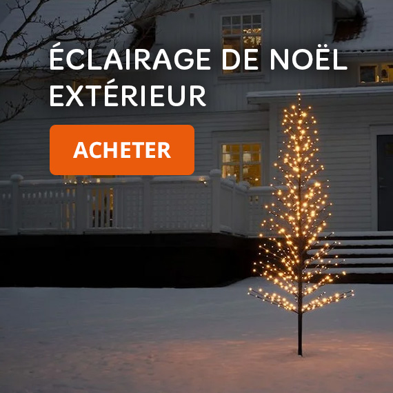 éclairage de Noël extérieur