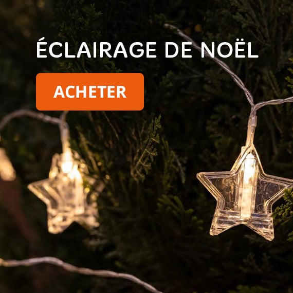 éclairage de Noël